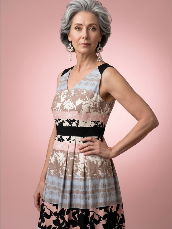 Principles by Ben De Lisi Dresses & Skirts - Principles by Ben de Lisi Floral A-Line Party Pastel Feminine Summer Dress-10